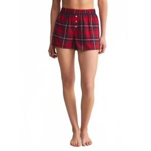 NEW Z SUPPLY boyfriend boxer shorts in haute red